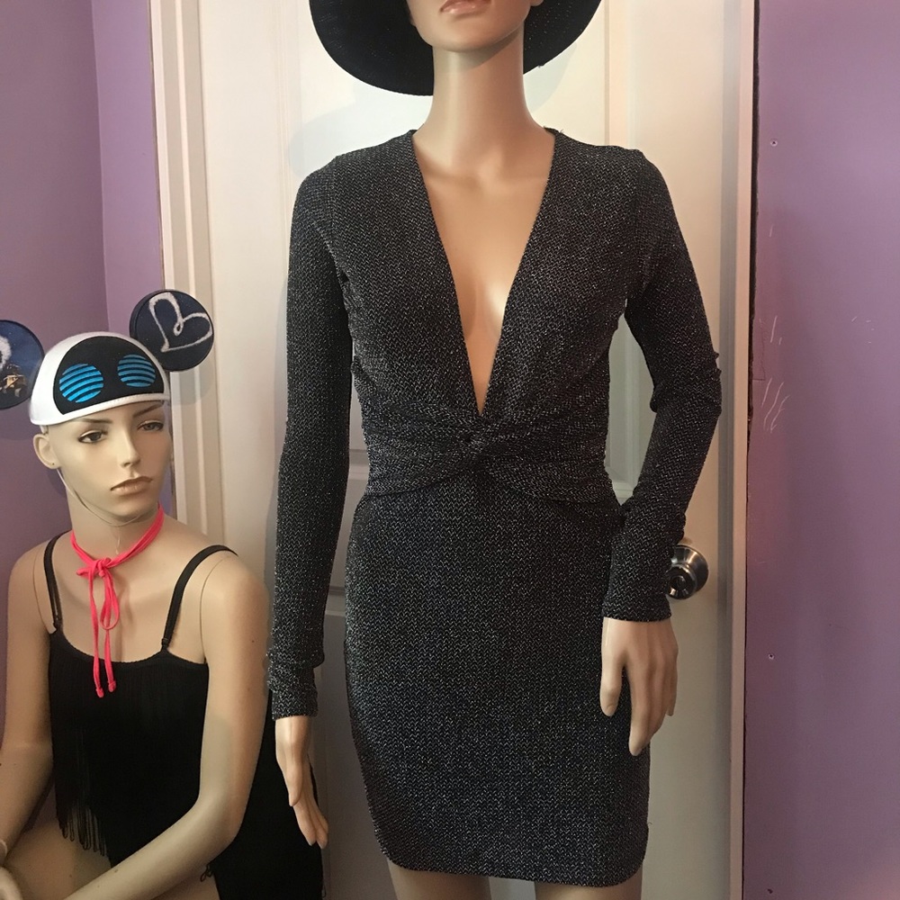 Forever 21 Black/Silver Dress
